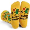 imageLavley Funny Pickleball Socks for Adults  Cool Gifts for Men Women ampamp Teens  One Size Fits MostPickleballer
