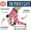 imageLavley Funny Christmas Socks for Adults  Novelty Stocking Stuffer Gifts for Men Women and Teens  Unisex One SizeCandy Cane Lick