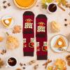 imageLavley Funny Christmas Socks for Adults  Novelty Stocking Stuffer Gifts for Men Women and Teens  Unisex One SizeFeast Mode on