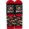 imageLavley Funny Christmas Socks for Adults  Novelty Stocking Stuffer Gifts for Men Women and Teens  Unisex One SizeFeliz Naughty Dog