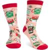 imageLavley Funny Christmas Socks for Adults  Novelty Stocking Stuffer Gifts for Men Women and Teens  Unisex One SizeHot Cocoa and Chill