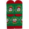 imageLavley Funny Christmas Socks for Adults  Novelty Stocking Stuffer Gifts for Men Women and Teens  Unisex One SizeI Do It for the Hos Santa