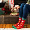 imageLavley Funny Christmas Socks for Adults  Novelty Stocking Stuffer Gifts for Men Women and Teens  Unisex One SizeI Put Out for Santa