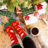 imageLavley Funny Christmas Socks for Adults  Novelty Stocking Stuffer Gifts for Men Women and Teens  Unisex One SizeI Put Out for Santa