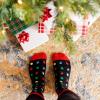 imageLavley Funny Christmas Socks for Adults  Novelty Stocking Stuffer Gifts for Men Women and Teens  Unisex One SizeIts Lit Christmas Lights