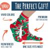 imageLavley Funny Christmas Socks for Adults  Novelty Stocking Stuffer Gifts for Men Women and Teens  Unisex One SizeWell Hung