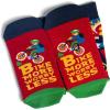 imageLavley Bike Socks  Gifts for cyclists and mountain bikers  Fun holiday or birthday gift  Great stocking stufferBike More  Worry Less