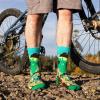 imageLavley Bike Socks  Gifts for cyclists and mountain bikers  Fun holiday or birthday gift  Great stocking stufferId Rather Be Biking