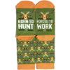 imageLavley Fishing and Hunting Socks  Gag gift for hunters and fishermen  Great for Christmas Fathers Day or birthdaysBorn to Hunt