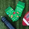imageLavley Funny Socks for Sports Fans and Players  Cool Novelty Gifts for Men Women ampamp TeensId Rather Be Watching Football