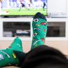 imageLavley Funny Socks for Sports Fans and Players  Cool Novelty Gifts for Men Women ampamp TeensWatching Soccer