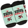 imageLavley Funny Socks for Sports Fans and Players  Cool Novelty Gifts for Men Women ampamp TeensWheel Snipe Celly