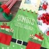 imageLavley Christmas Baking Aprons  Funny kitchen gift for men women and kids  100 cotton adjustable apron for holiday bakersHoliday Aprons Kids 2 Pack