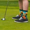 imageLavley Funny Golf Socks  Fun gift for golfers  Unisex one size fits most  Great for birthdays or stocking stuffersDo Not Disturb  Golf is on