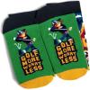 imageLavley Funny Golf Socks  Fun gift for golfers  Unisex one size fits most  Great for birthdays or stocking stuffersGolf More Worry Less
