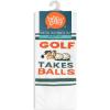 imageLavley Funny Golf Socks  Fun gift for golfers  Unisex one size fits most  Great for birthdays or stocking stuffersGolf Takes Balls