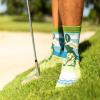 imageLavley Funny Golf Socks  Fun gift for golfers  Unisex one size fits most  Great for birthdays or stocking stuffersSwing Swear Repeat