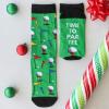 imageLavley Funny Golf Socks  Fun gift for golfers  Unisex one size fits most  Great for birthdays or stocking stuffersTime to Par Tee