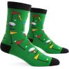 imageLavley Funny Golf Socks  Fun gift for golfers  Unisex one size fits most  Great for birthdays or stocking stuffersTime to Par Tee