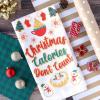 imageLavley Funny Kitchen Towels with Sayings  Colorful Kitchen Decor Novelty Gift Xmas Calories