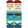 imageLavley Ocean and Nautical Socks  Fun gifts for sailors boaters and beach lovers  Great for summer or vacationsId Rather Be at the Beach