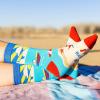 imageLavley Ocean and Nautical Socks  Fun gifts for sailors boaters and beach lovers  Great for summer or vacationsId Rather Be at the Beach