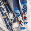 imageLavley Ski Socks  Funny socks for skiers and snowboarders  Unisex novelty gift  Great for birthdays or holidaysDont Worry  Ski Happy