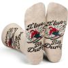 imageLavley Ski Socks  Funny socks for skiers and snowboarders  Unisex novelty gift  Great for birthdays or holidaysI Like Big Dumps