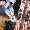 imageLavley Ski Socks  Funny socks for skiers and snowboarders  Unisex novelty gift  Great for birthdays or holidaysLife is Better on the Slopes