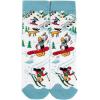 imageLavley Ski Socks  Funny socks for skiers and snowboarders  Unisex novelty gift  Great for birthdays or holidaysLife is Better on the Slopes