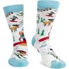 imageLavley Ski Socks  Funny socks for skiers and snowboarders  Unisex novelty gift  Great for birthdays or holidaysLife is Better on the Slopes