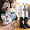 imageLavley Ski Socks  Funny socks for skiers and snowboarders  Unisex novelty gift  Great for birthdays or holidaysLife is Better on the Slopes