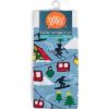 imageLavley Ski Socks  Funny socks for skiers and snowboarders  Unisex novelty gift  Great for birthdays or holidaysTis the Skison