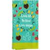 imageFunny Kitchen Towels with Sayings  Colorful Kitchen Decor Novelty Gift Live Vegan
