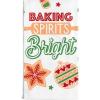 imageLavley Funny Kitchen Towels with Sayings  Colorful Kitchen Decor Novelty Gift Baking Spirits Bright