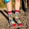 imageLavley Outdoors Socks  Hiking and camping gifts for men and women  Great for nature lovers  Holiday or birthday giftHike More Worry Less