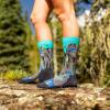 imageLavley Outdoors Socks  Hiking and camping gifts for men and women  Great for nature lovers  Holiday or birthday giftId Rather Be Rock Climbing