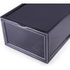 imageCrep Protect Unisexs CREP1017 Crate ShoeSneakerTrainer Stackable Storage Drop Front Box with Clear Door Black Black One SizeBlack Black