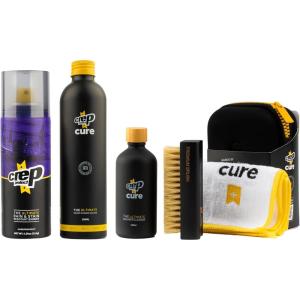 imageCrep Protect Shoe Protector Spray  CURE Kit  Premium Sneaker Cleaning Kit with Brush Solution Microfibre Cloth and Reusable Pouch Sneaker Care Kit ampamp Cure Refill