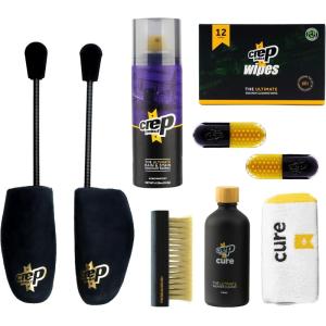 imageCrep Protect The Ultimate Shoe Care Bundle Pack  Shoe Protector Spray  Sneaker Cleaner Kit  Quick Cleaning Wipes  Shoe Tree  Sneaker Freshener
