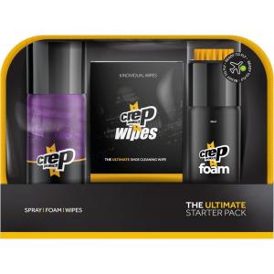 imageCrep Protect Ultimate Sneaker Care Travel Kit  Rain ampamp Stain Resistant Spray Foam Cleaner Wipes  Shoe Protector