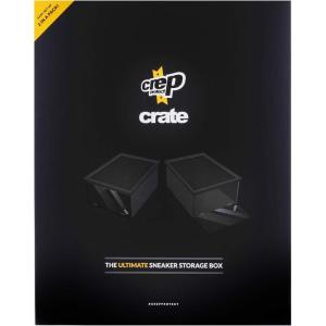 imageCrep Protect Unisexs CREP1017 Crate ShoeSneakerTrainer Stackable Storage Drop Front Box with Clear Door Black Black One SizeBlack Black