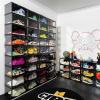 image:imageCrep Protect Clear Shoe Box with LED Light  Crates 30 Stackable Sneaker Display Case with Drop Front Door Shoe Storage Organizer UV Protection Fits High Tops up to US 13