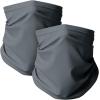 imageThermajohn Fleece Neck Warmer Gaiters for Men and Women Unisex Winter Scarf Face Mask Cold Weather Neck Gaiters Men WomenCharcoal
