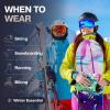 imageThermajohn Fleece Neck Warmer Gaiters for Men and Women Unisex Winter Scarf Face Mask Cold Weather Neck Gaiters Men WomenCharcoal