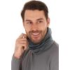 imageThermajohn Fleece Neck Warmer Gaiters for Men and Women Unisex Winter Scarf Face Mask Cold Weather Neck Gaiters Men WomenCharcoal