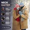 imageThermajohn Fleece Neck Warmer Gaiters for Men and Women Unisex Winter Scarf Face Mask Cold Weather Neck Gaiters Men WomenGrey