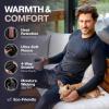 imageThermajohn Long Johns Thermal Underwear for Men Fleece Lined Base Layer Set for Cold WeatherCharcoal
