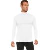 imageThermajohn Thermal Shirts for Men Long Sleeve Thermal Compression Shirts for Men Base Layer Cold WeatherWhite
