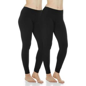 imageThermajane Long Johns for Women  Thermal Leggings for Women Fleece Lined Thermal Underwear BottomsBlack  Black